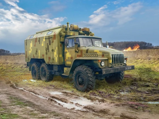URAL-43203 - Military Box Vehicle of the Armed Forces of Ukraine