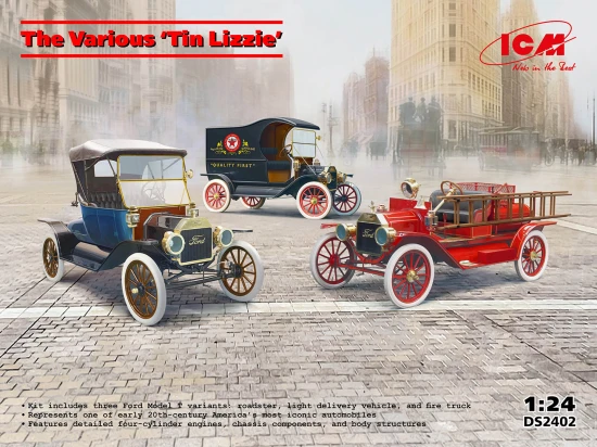 The Various Tin LizzieFord Model T Variants (Set of 3)