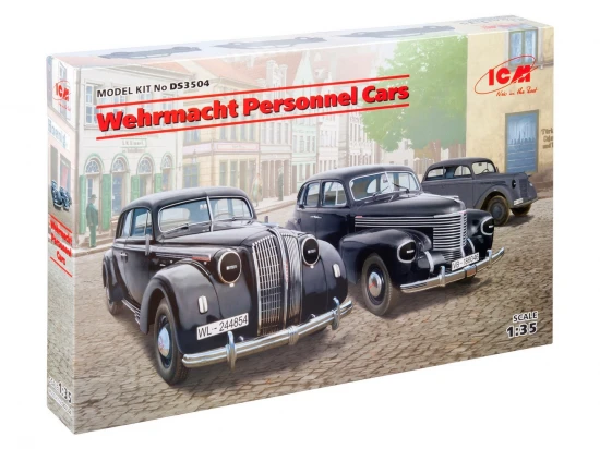 Wehrmacht Personnel Cars (Kadett K38 Saloon - Kapitan Saloon - Admiral Saloon)