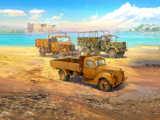 Wehrmacht 3t Trucks (V3000S - KHD S3000 - L3000S)