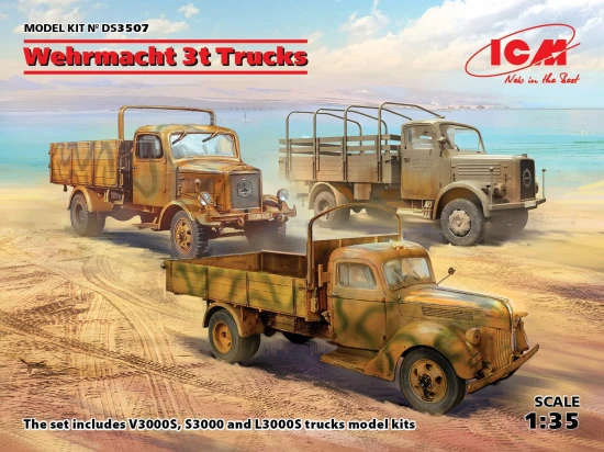Wehrmacht 3t Trucks (V3000S - KHD S3000 - L3000S)