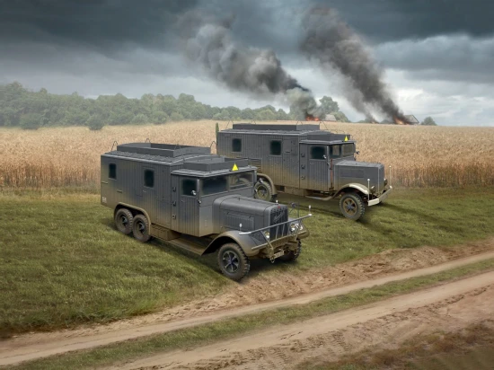 Wehrmacht Radio Trucks (Henschel 33D1 Kfz.72 - Krupp L3H163 Kfz.72)