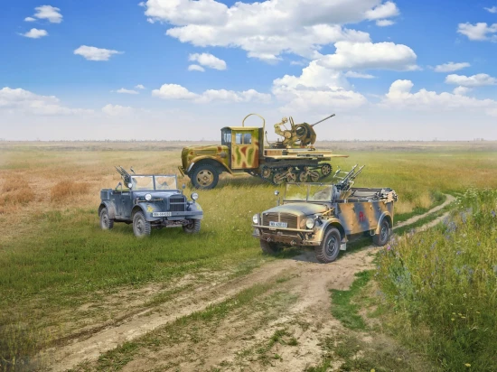 Self-Propelled AA Guns of the Wehrmacht (Set of 3)