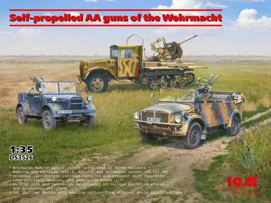 Self-Propelled AA Guns of the Wehrmacht (Set of 3)