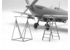 WWII RAF Airfield Diorama Set with 7 Figures & 2 Spitfires