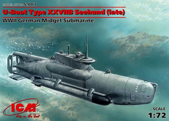 U-Boat Type XXVIIB Seehund (Late) - WWII German Midget Submarine