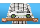 White Porsche 911 Carrera RS 2.7 1:8 Scale Full Metal Kit