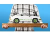 White Porsche 911 Carrera RS 2.7 1:8 Scale Full Metal Kit