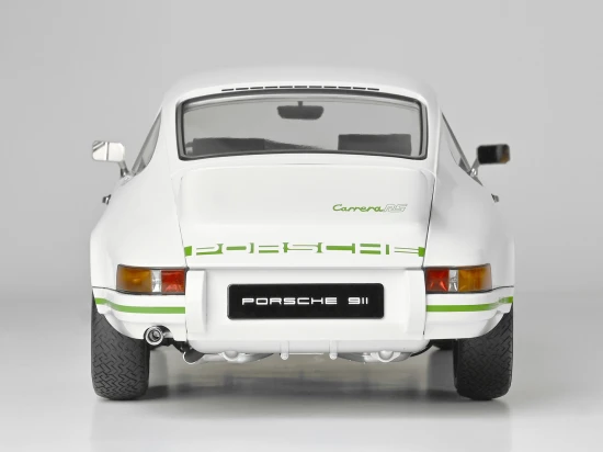 White Porsche 911 Carrera RS 2.7 1:8 Scale Full Metal Kit