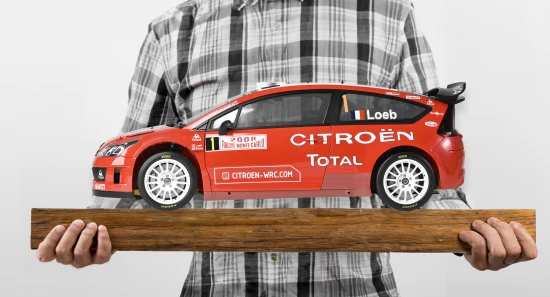 Citroën C4 WRC 2008 Red 1:8 Scale Full Metal Kit