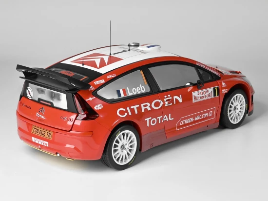 Citroën C4 WRC 2008 Red 1:8 Scale Full Metal Kit