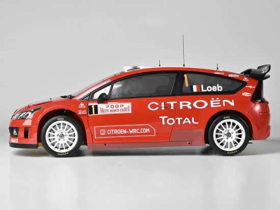 Citroën C4 WRC 2008 Red 1:8 Scale Full Metal Kit