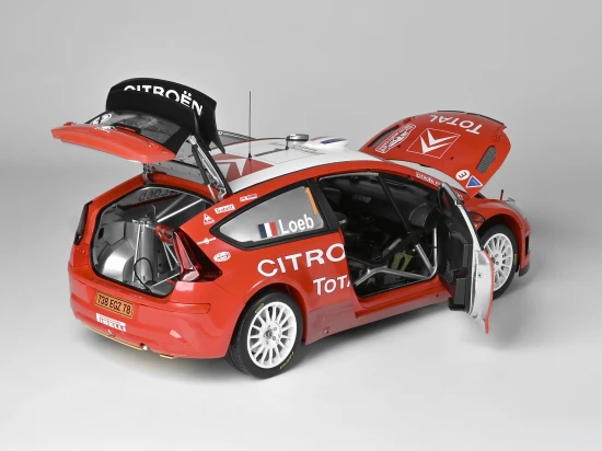 Citroën C4 WRC 2008 Red 1:8 Scale Full Metal Kit