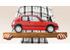 Red Peugeot 205 1.9 GTI 1:8 Scale Full Metal Kit