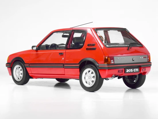Red Peugeot 205 1.9 GTI 1:8 Scale Full Metal Kit