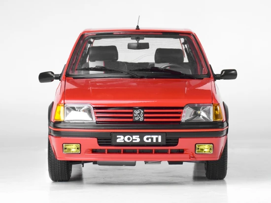 Red Peugeot 205 1.9 GTI 1:8 Scale Full Metal Kit