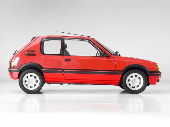 Red Peugeot 205 1.9 GTI 1:8 Scale Full Metal Kit