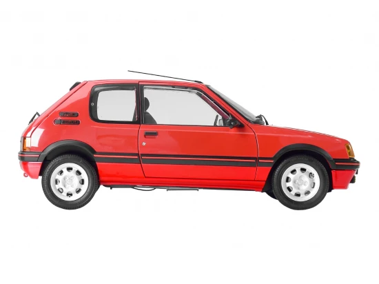 Red Peugeot 205 1.9 GTI 1:8 Scale Full Metal Kit