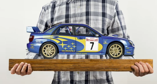 IXO Full Kit Subaru IMPREZA 1:8 Scale Metal Kit