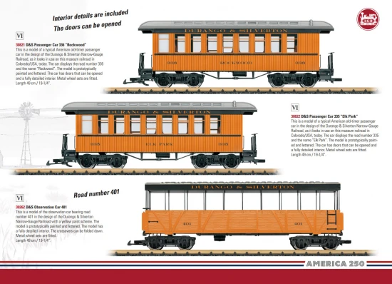 LGB Durango & Silverton Observation Car 401