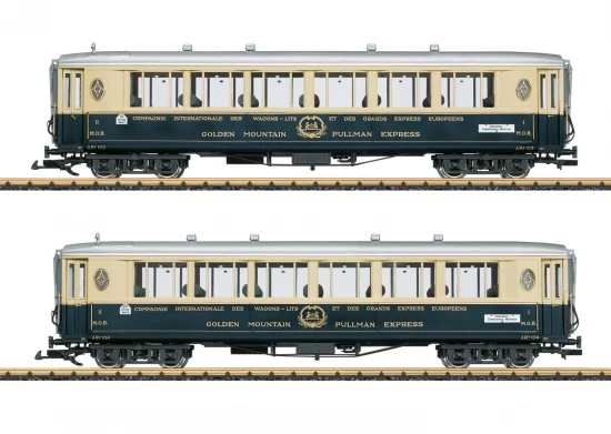 LGB Golden Mountain Pullman Express Passenger Car Set 1