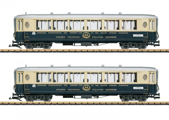 LGB Golden Mountain Pullman Express Passenger Car Set 2