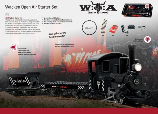 LGB Wacken Open Air Music Festival Train Starter Set