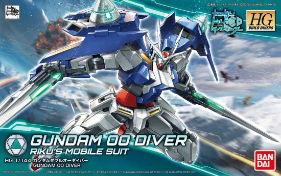 MK67218 HG 1:144 Gundam 00 Diver - Rikus Mobile Suit