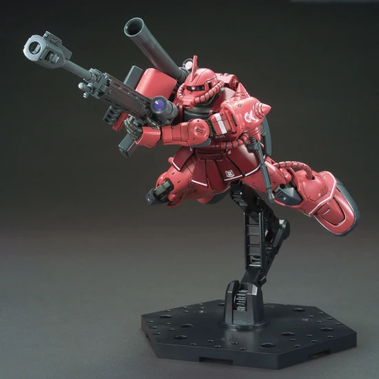 HG 1:144 MS-06S Zaku II Principality of Zeon Char Aznables Mobile Suit (Red Comet Version)