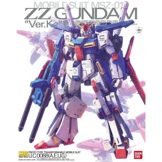 MG 1:100 ZZ Gundam Version Ka