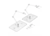 Action Base 6 Clear (Set of 2)
