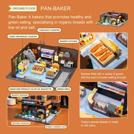 Bakery (4-Storey Building) - 2663 pcs