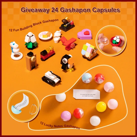 Retro Gumball Machine - 936 pcs