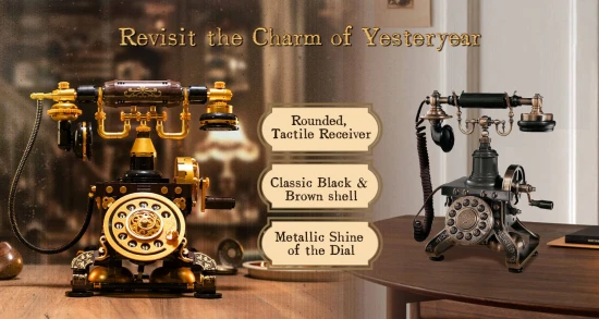 Retro Rotary Telephone - 766 pcs