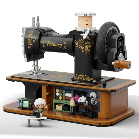 Antique Hand Crank Sewing Machine - 1360 pcs