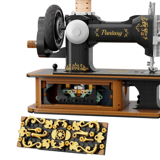 Antique Hand Crank Sewing Machine - 1360 pcs