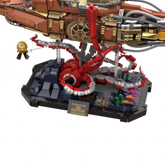 The Nautilus Steampunk Submarine - 2552 pcs