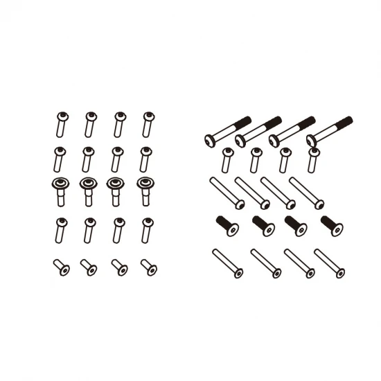 B head hex screw HM2.5*16 4pcs
