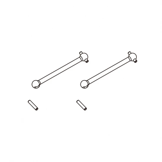 Fr.Transverse shafts 2pcs