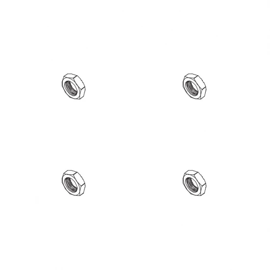 17mm Wheel Nut 4pcs
