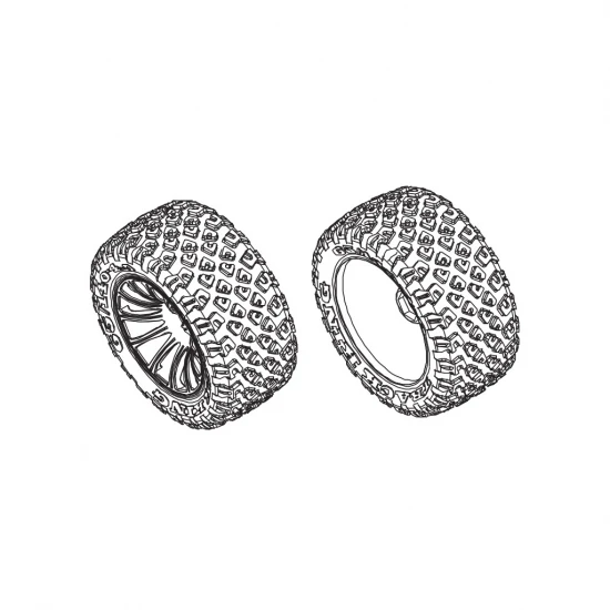 Tyre Unit 2PCS