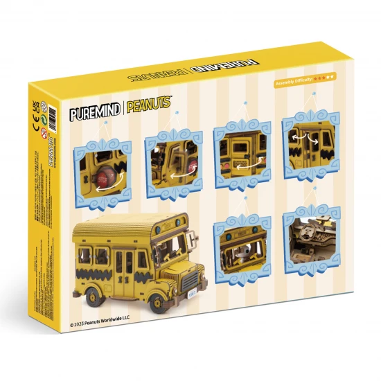 Peanuts™ Snoopy Yellow School Bus