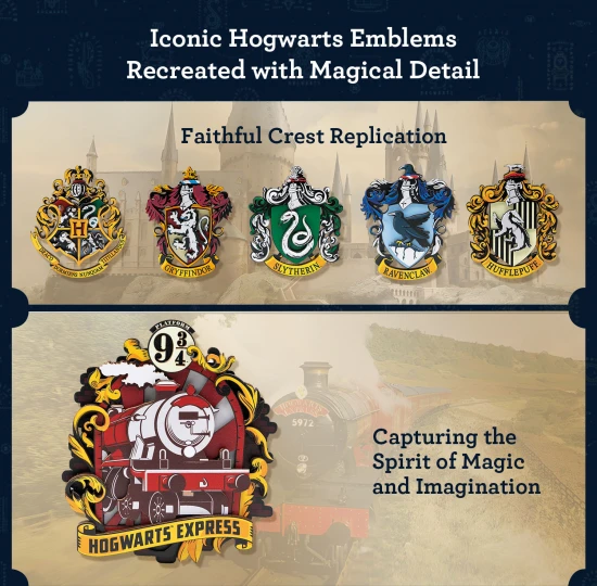 Harry Potter Magnetic Coat of Arms (6 Designs)
