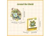 Peanuts™ Magnetic Around the World Wooden Clock