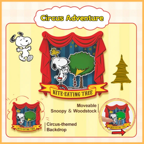 Peanuts™ Snoopys Circus Adventure Wooden Magnet