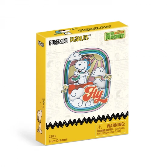 Peanuts™ Snoopys Pilot Dreams Wooden Magnet