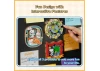 Peanuts™ Magnetic Around the World Wooden Clock