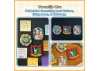Peanuts™ Magnetic Around the World Wooden Clock