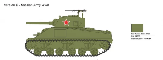 Italeri M4 Sherman 75mm