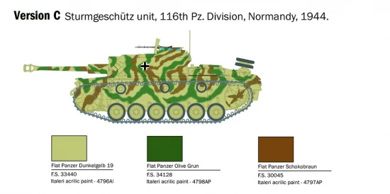 Italeri Sd. Kfz. 142/1 Sturmgeschütz III